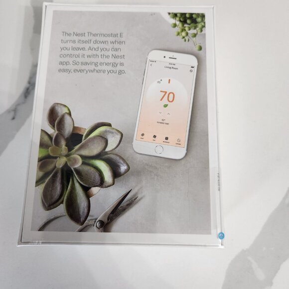 NEST THERMOSTAT E PROGRAMMABLE SMART THERMOSTAT FOR HOME - Picture 2 of 4
